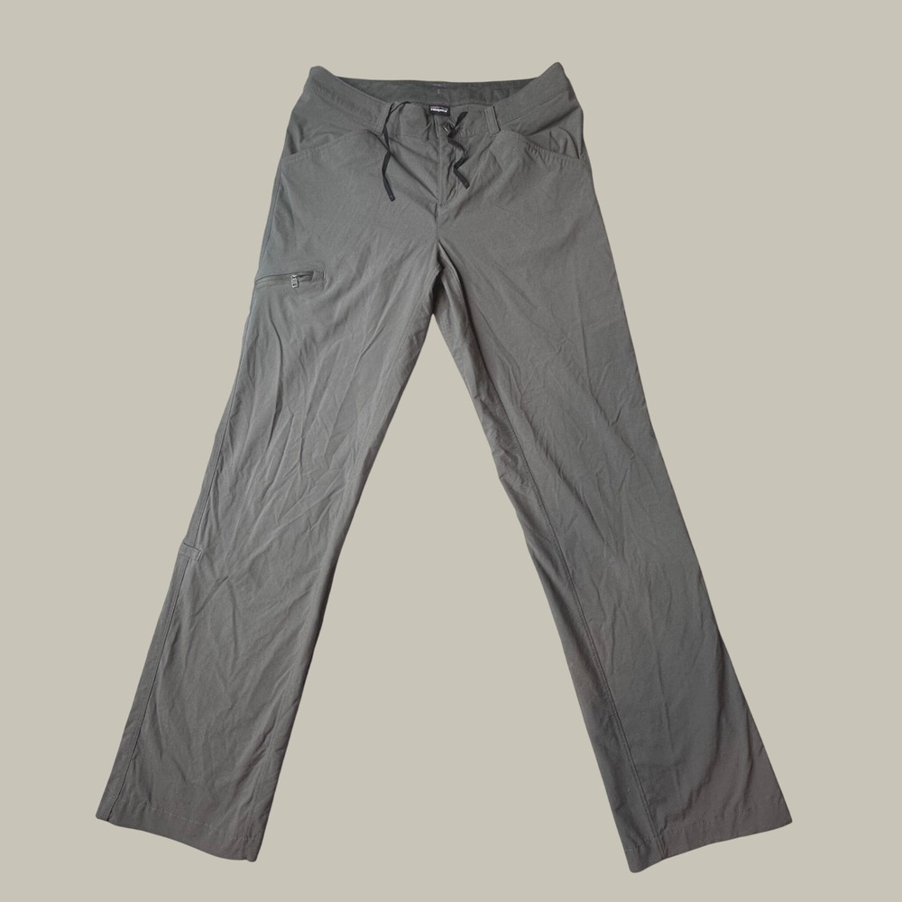 Patagonia Pants Womens 6 Quandary Gray Straight Leg Stretch Hiking Outdoor